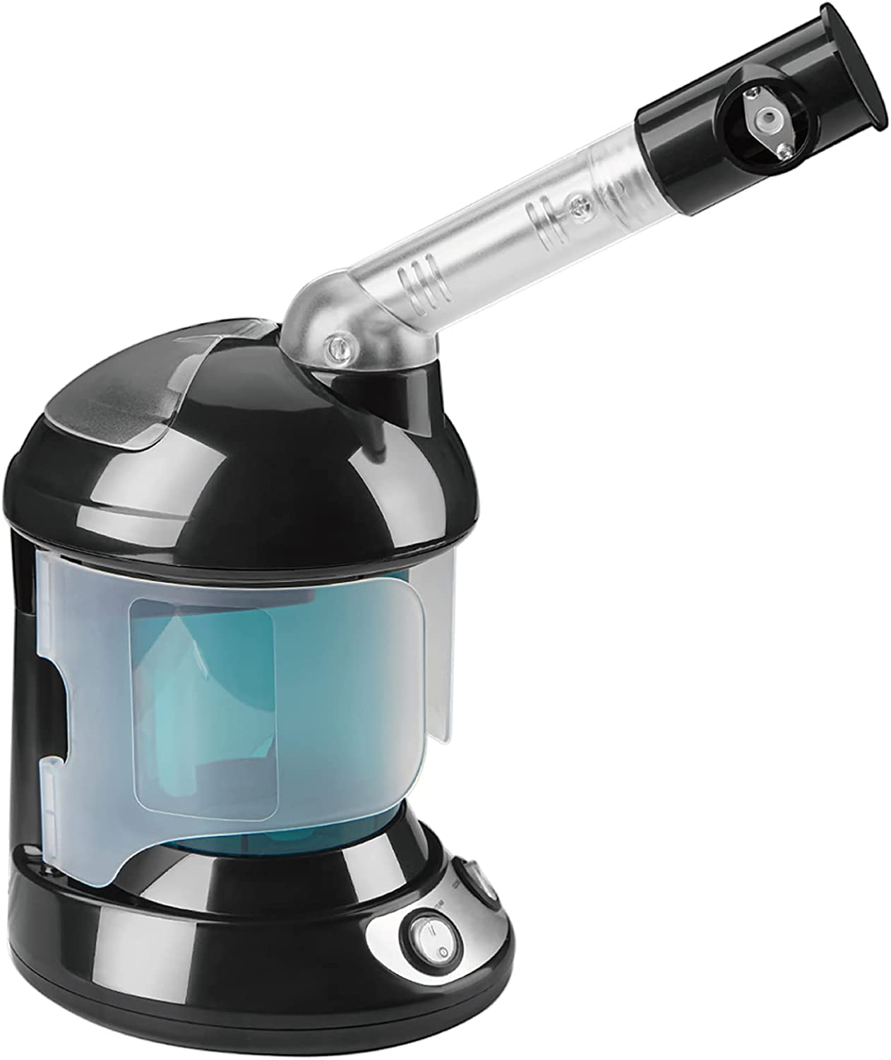 230816065913103_1 Facial Steamer - DENFANY Nano Ionic Face Steamer with Extendable 360° Rotatable Arm - Portable Facial Steamer for Personal Care Use at Home or Salon (Blue) - Image 1